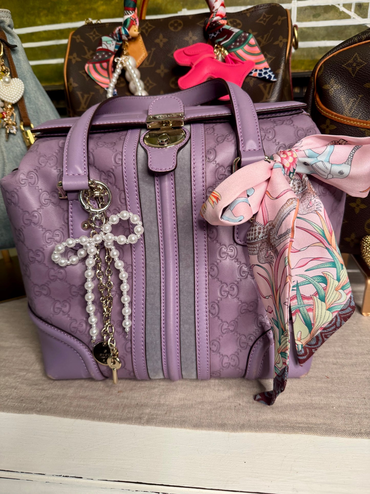 Lavender Gucci handbag pre loved
