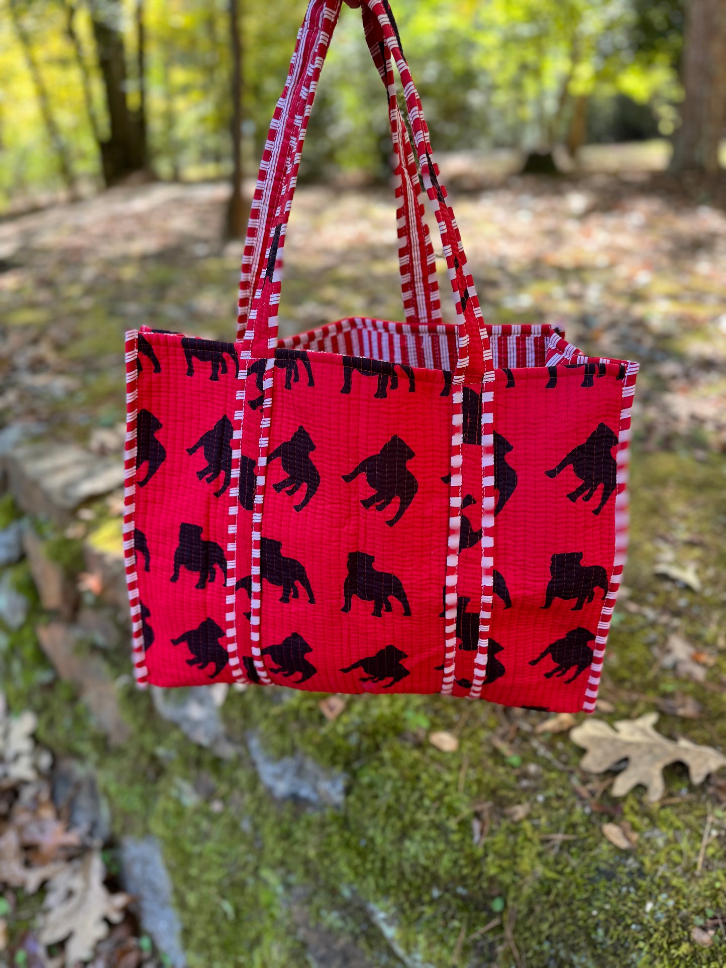 “The Pickled Lemon exclusive” quilted cotton Tote bag Reversible!
