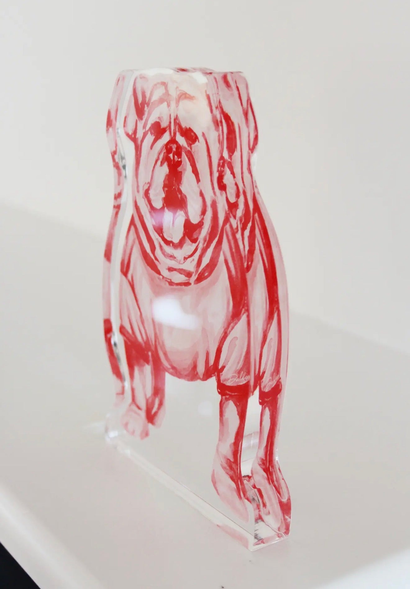 Bulldog acrylic