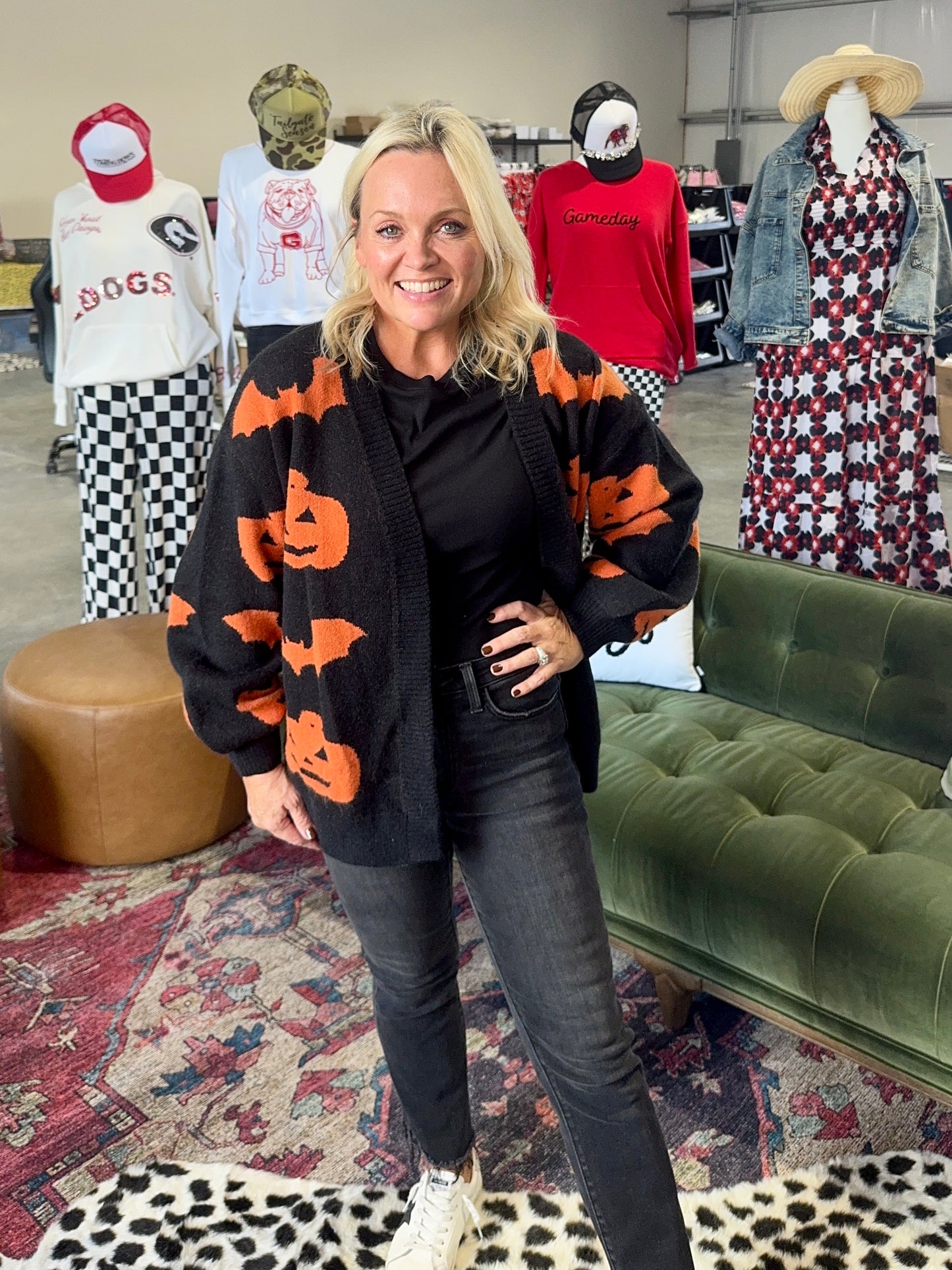 Halloween cardigan oversized