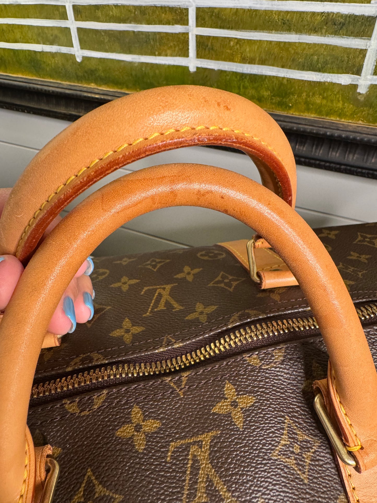 Louis Vuitton keepall luggage pre loved