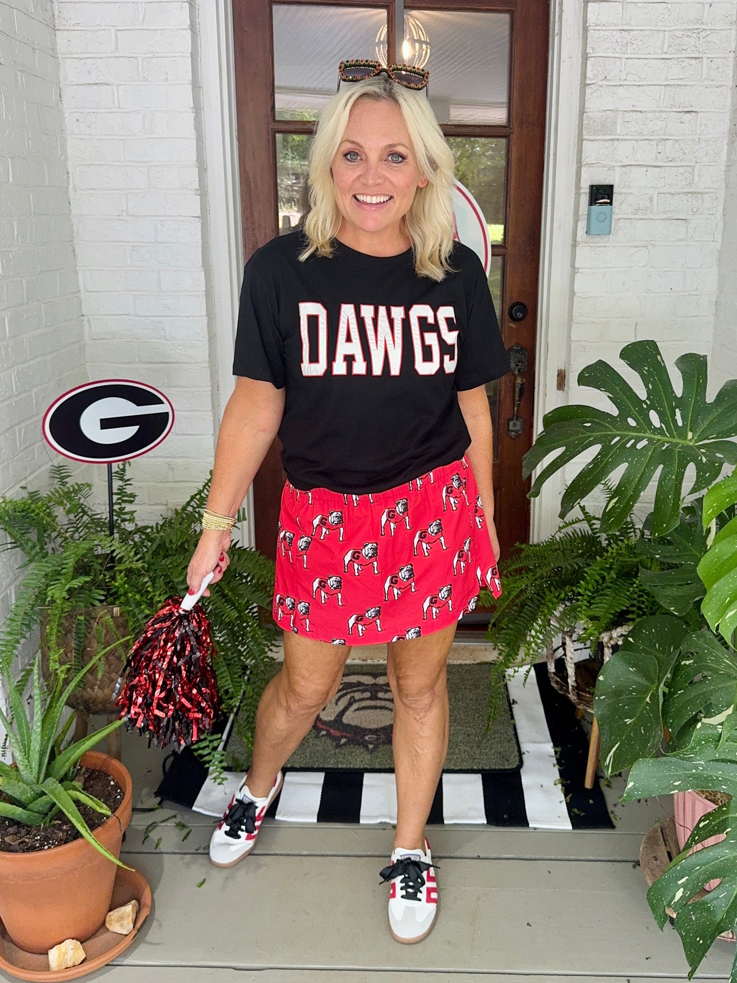 Poplin skirt georgia licensed