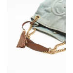 Pre Loved Gucci Denim Soho Chain Tote Bag