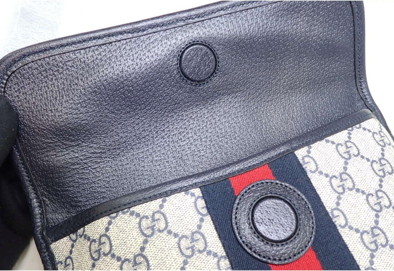 Unused Gucci GG Ophidia body/belt bag Navy