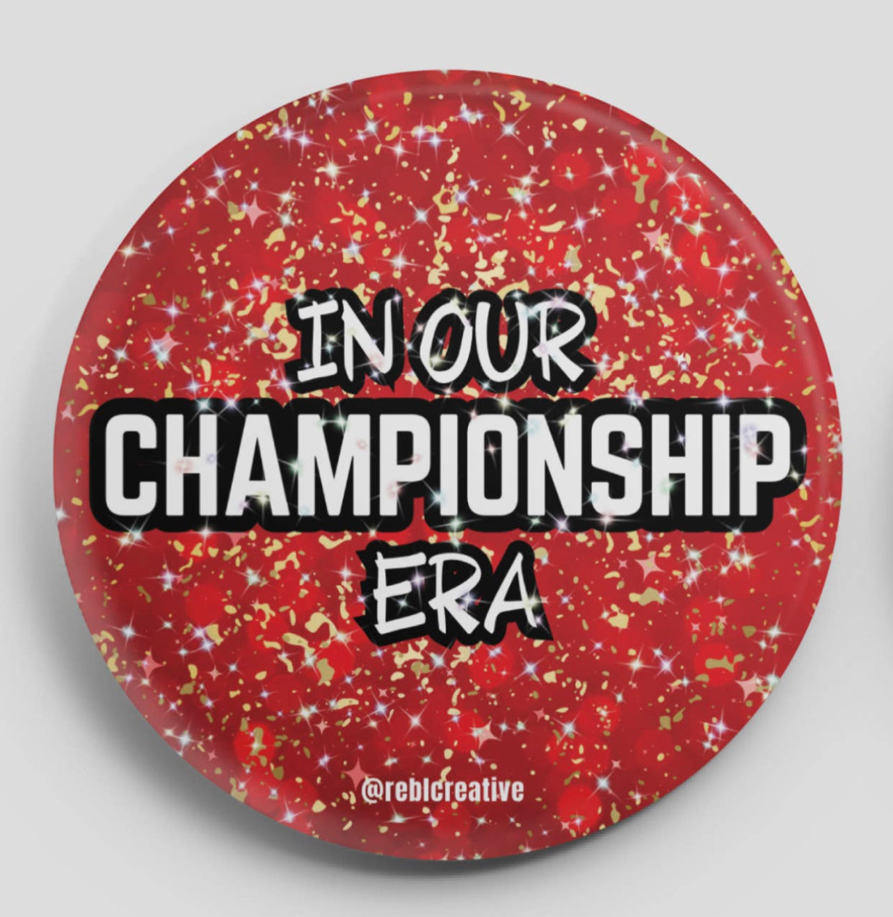Game button red in our championship era