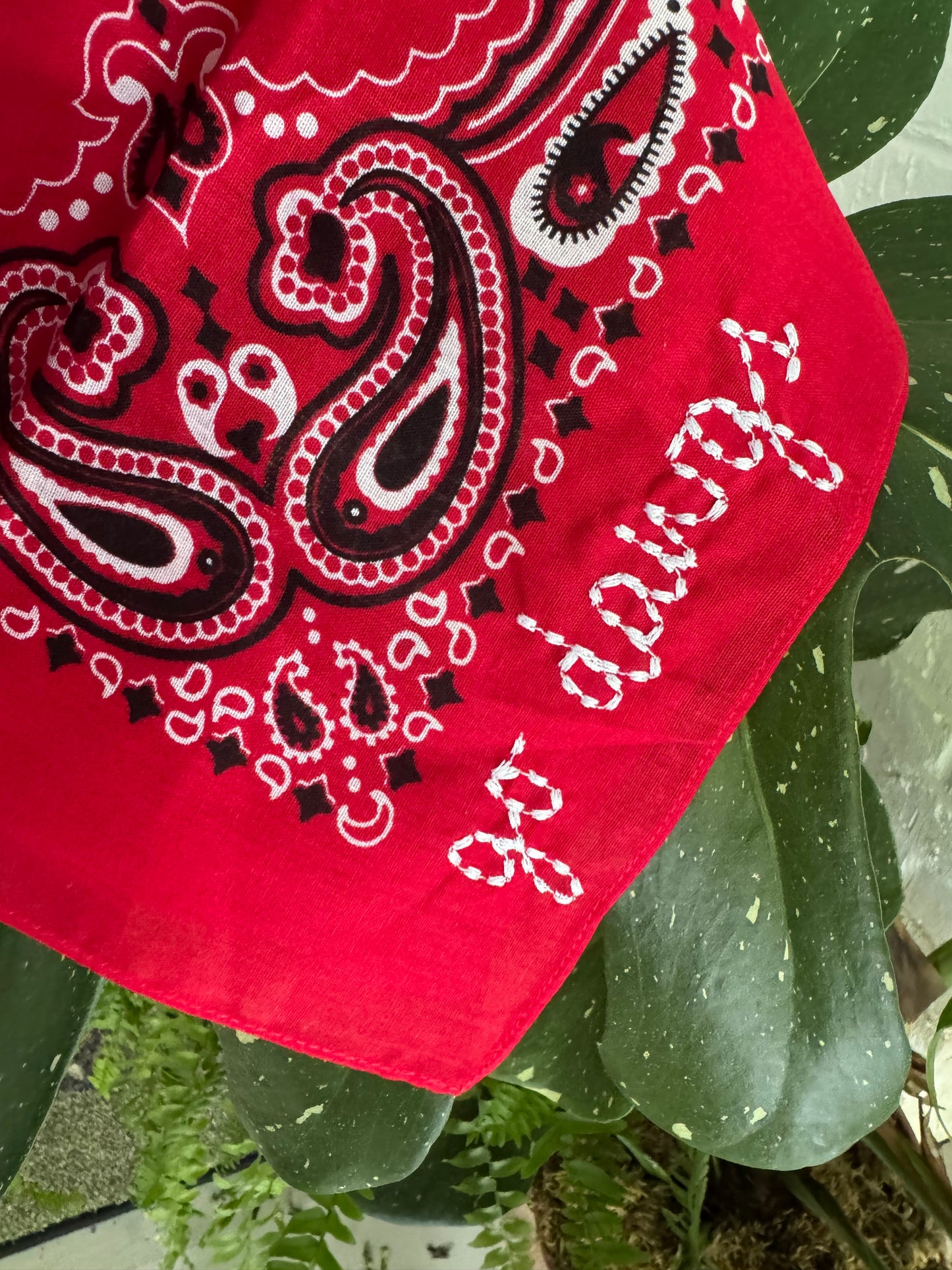 Bandana with embroidery