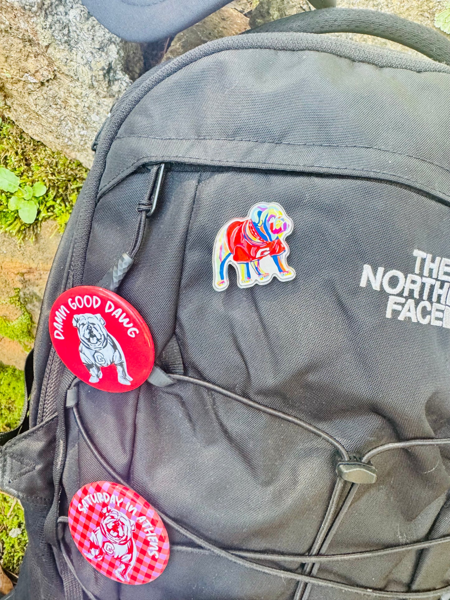 Chan art label pin