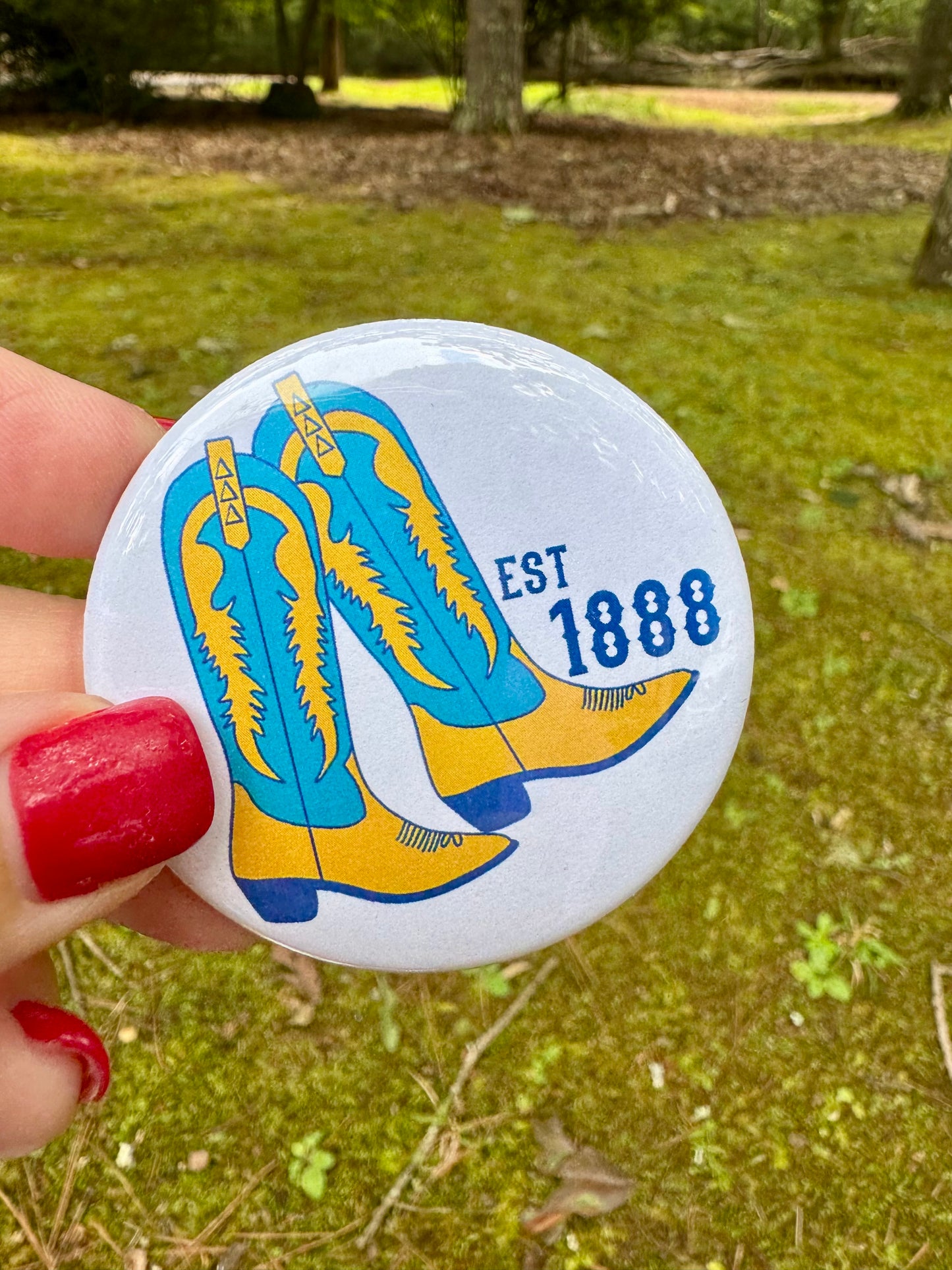 Tri Delta Game day pins