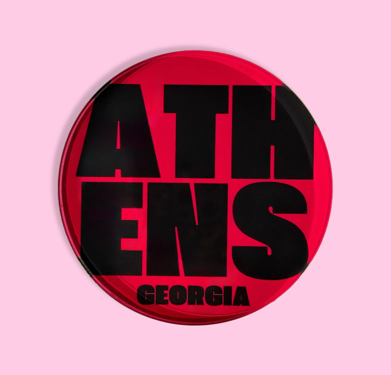 Acrylic athens coaster