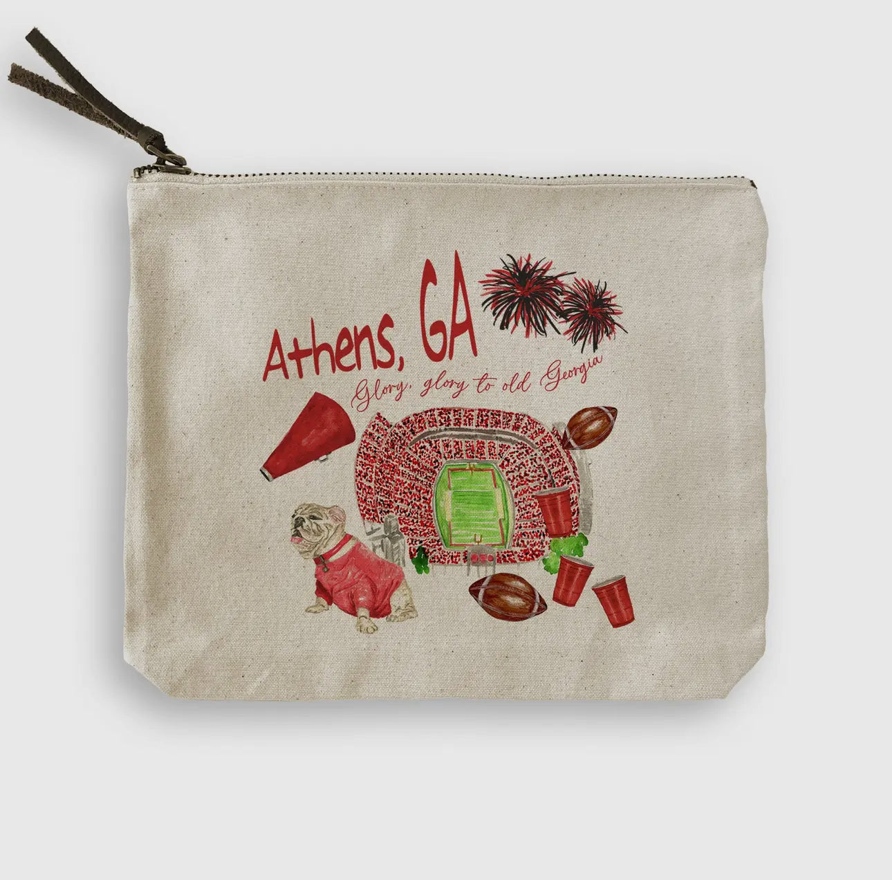 Athens Cosmetic bag zipper pouch