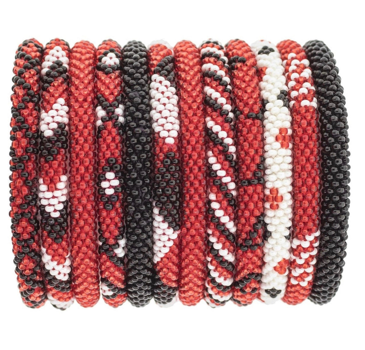 roll on aide trade beaded bracelet