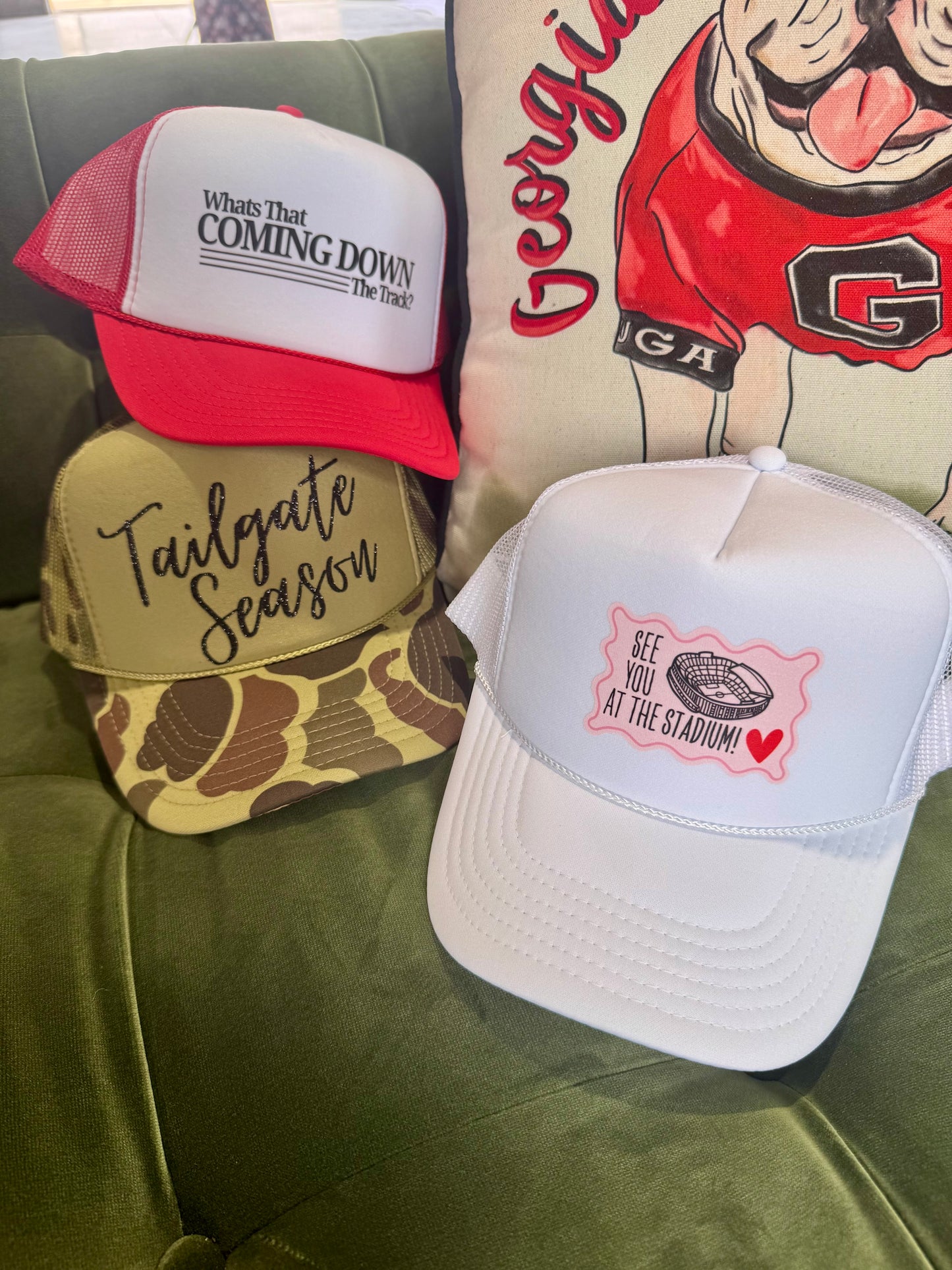 What’s that coming down the track hat