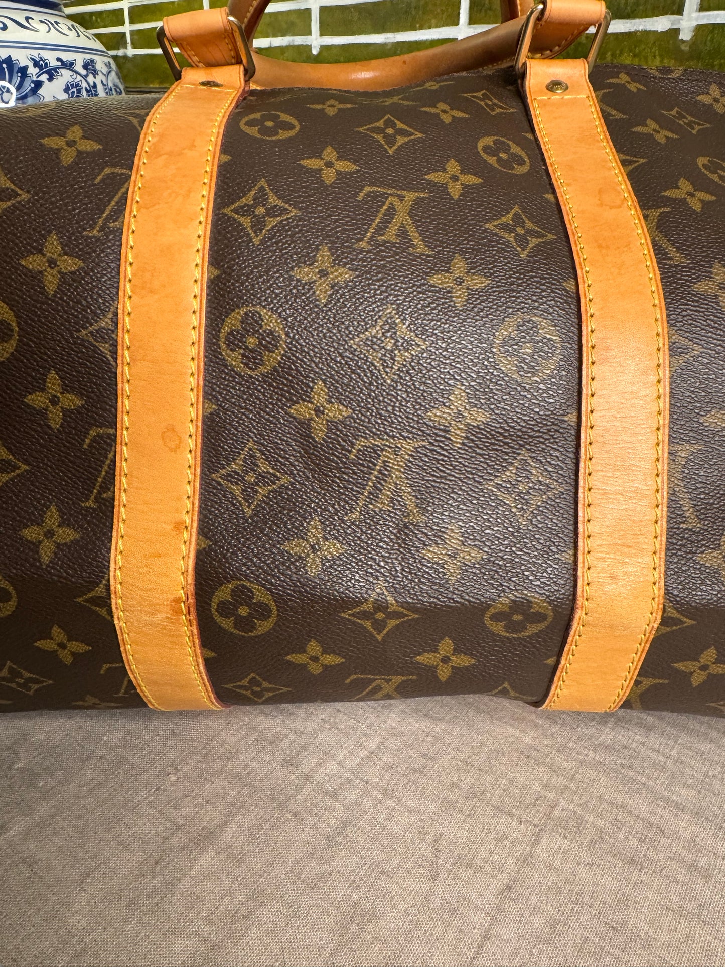 Louis Vuitton keepall luggage pre loved