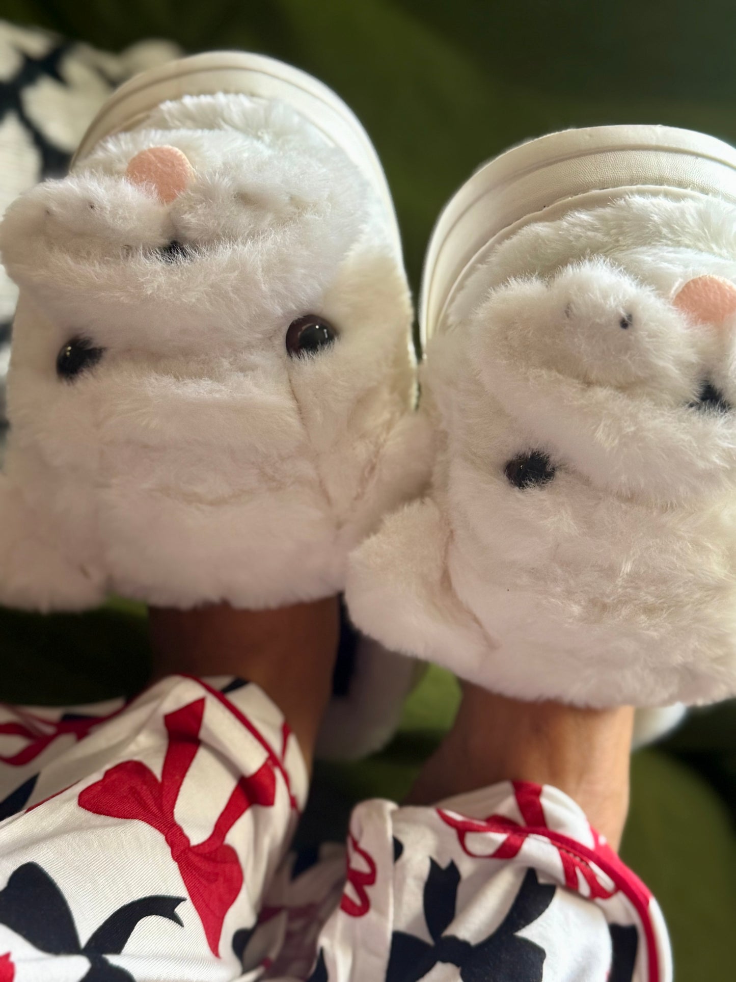 bulldog slippers plush