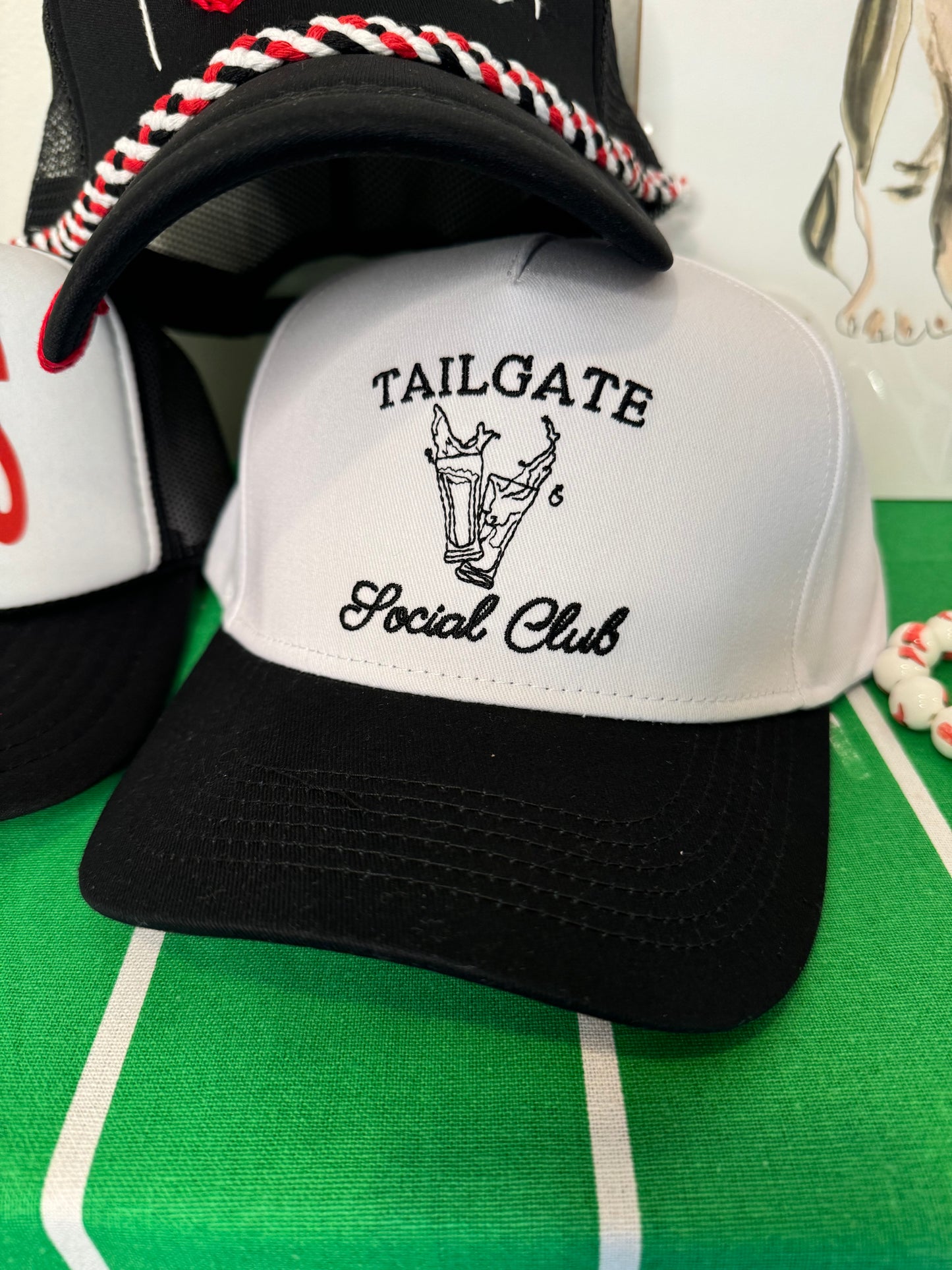 Hat tailgate social club embroidered