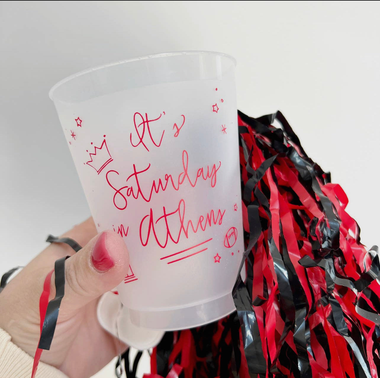 Set of 10 athens stadium cups reusable