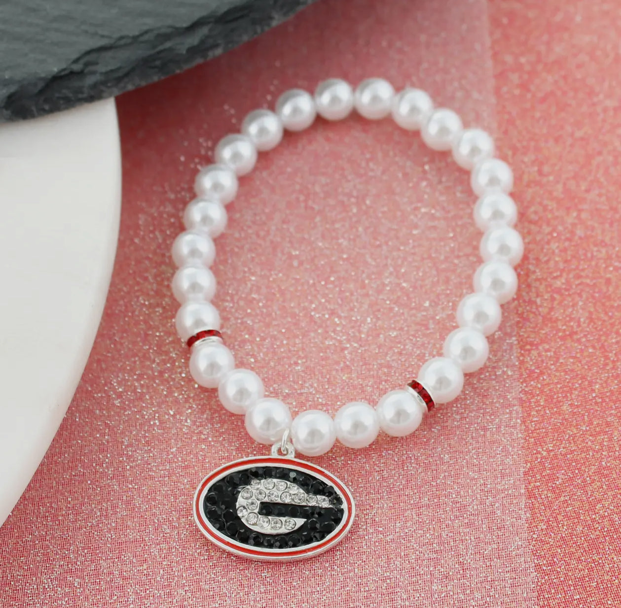 Licensed pearl bracelet