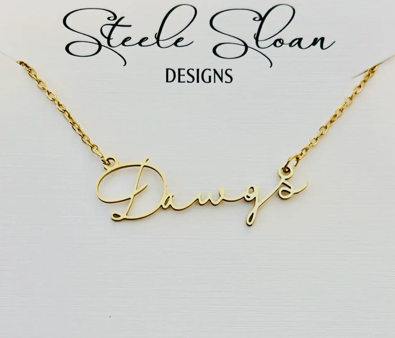 dawgs necklace