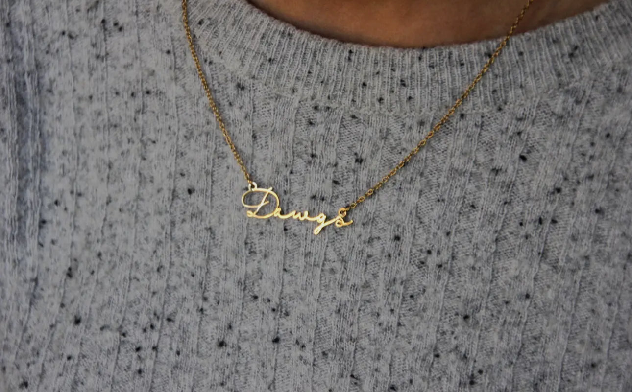 dawgs necklace
