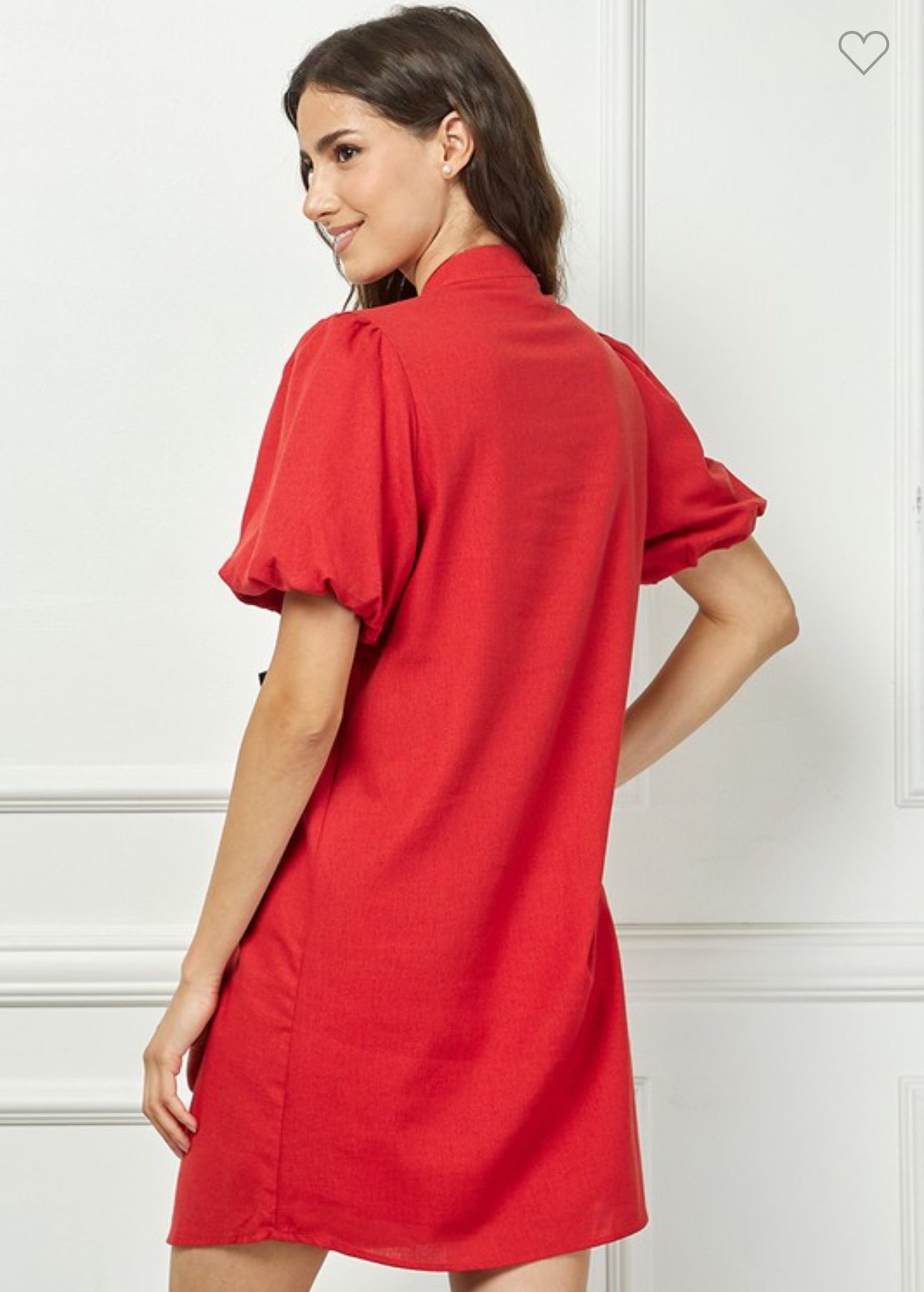 Red dress black bows darling! Marked down