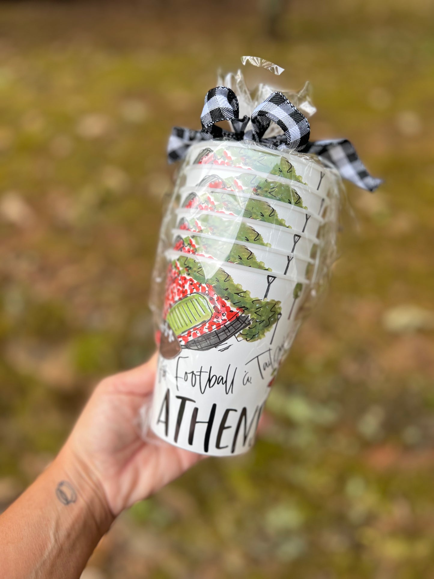Athens reusable cups tailgate cups