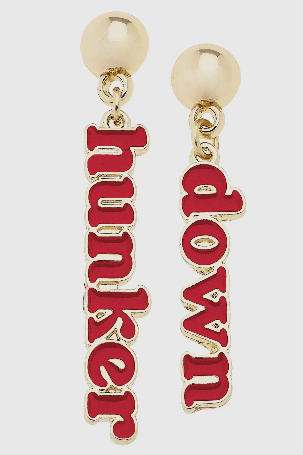 Georgia bulldogs earrings licensed