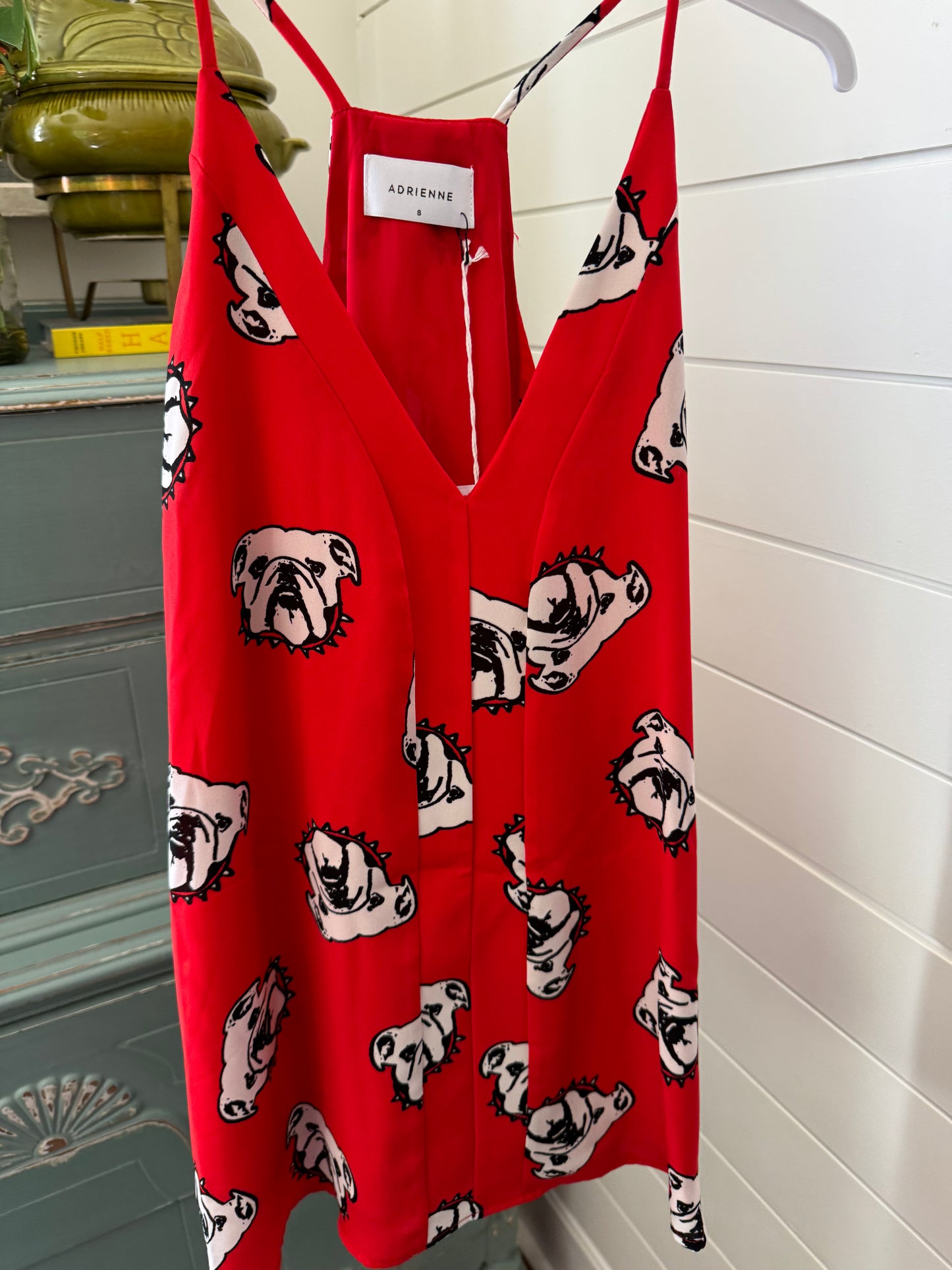 flowy tank oversized with bulldogs