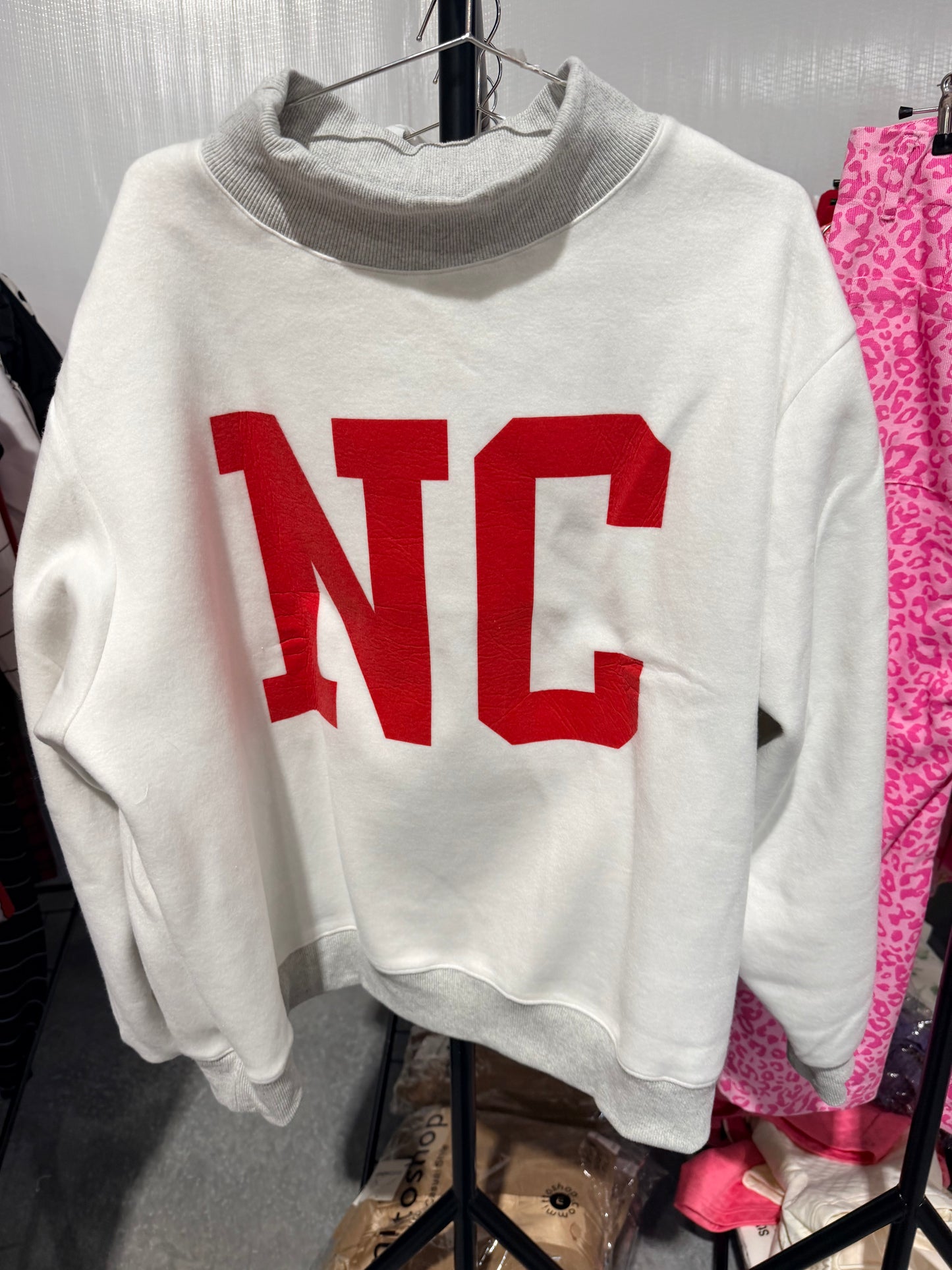 Oversized reversible mock neck North Carolina