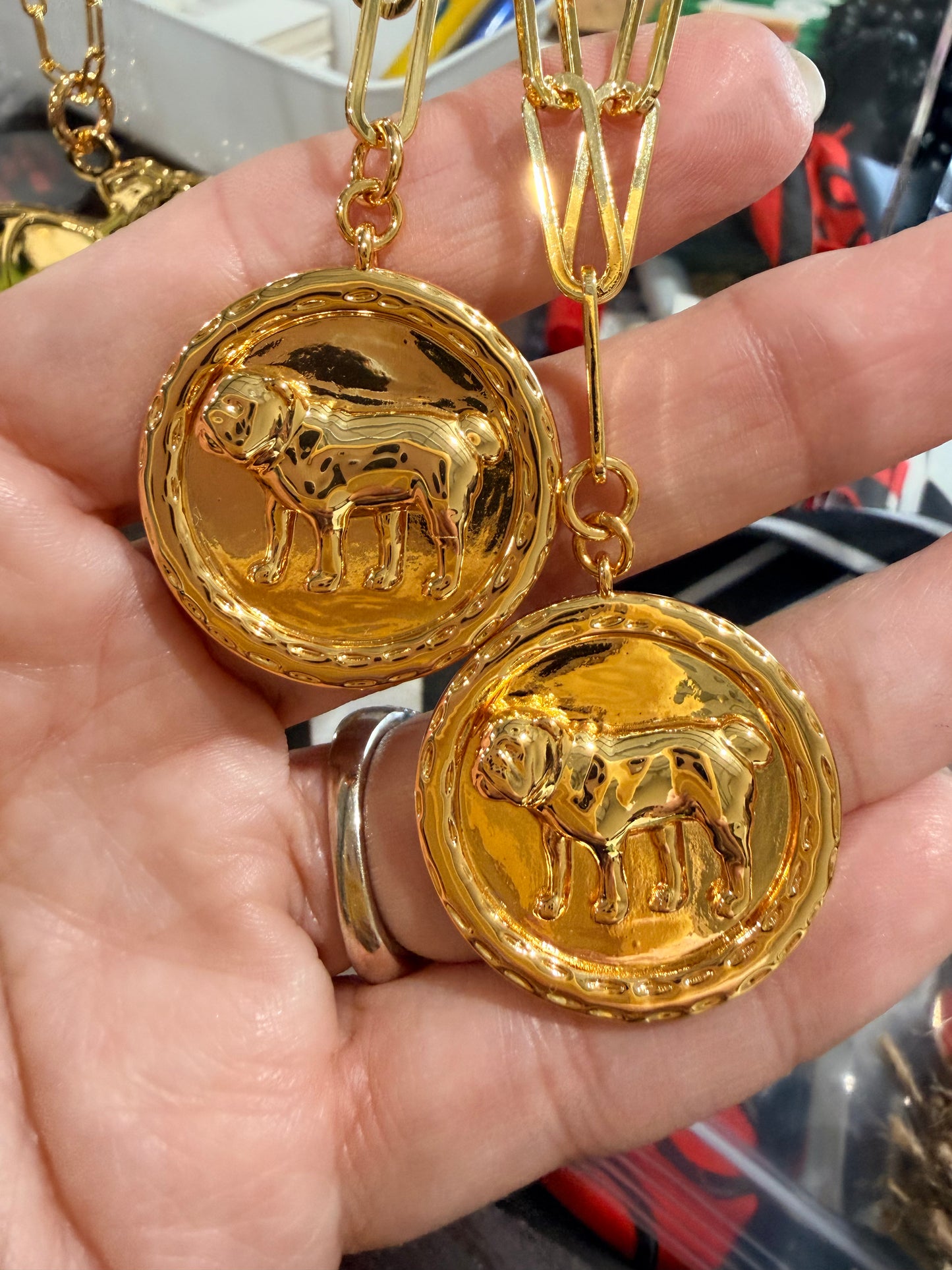 Lisi lerch dawg necklace coin