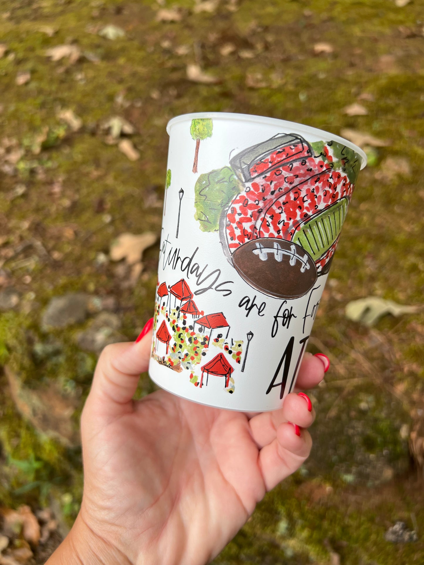 Athens reusable cups tailgate cups