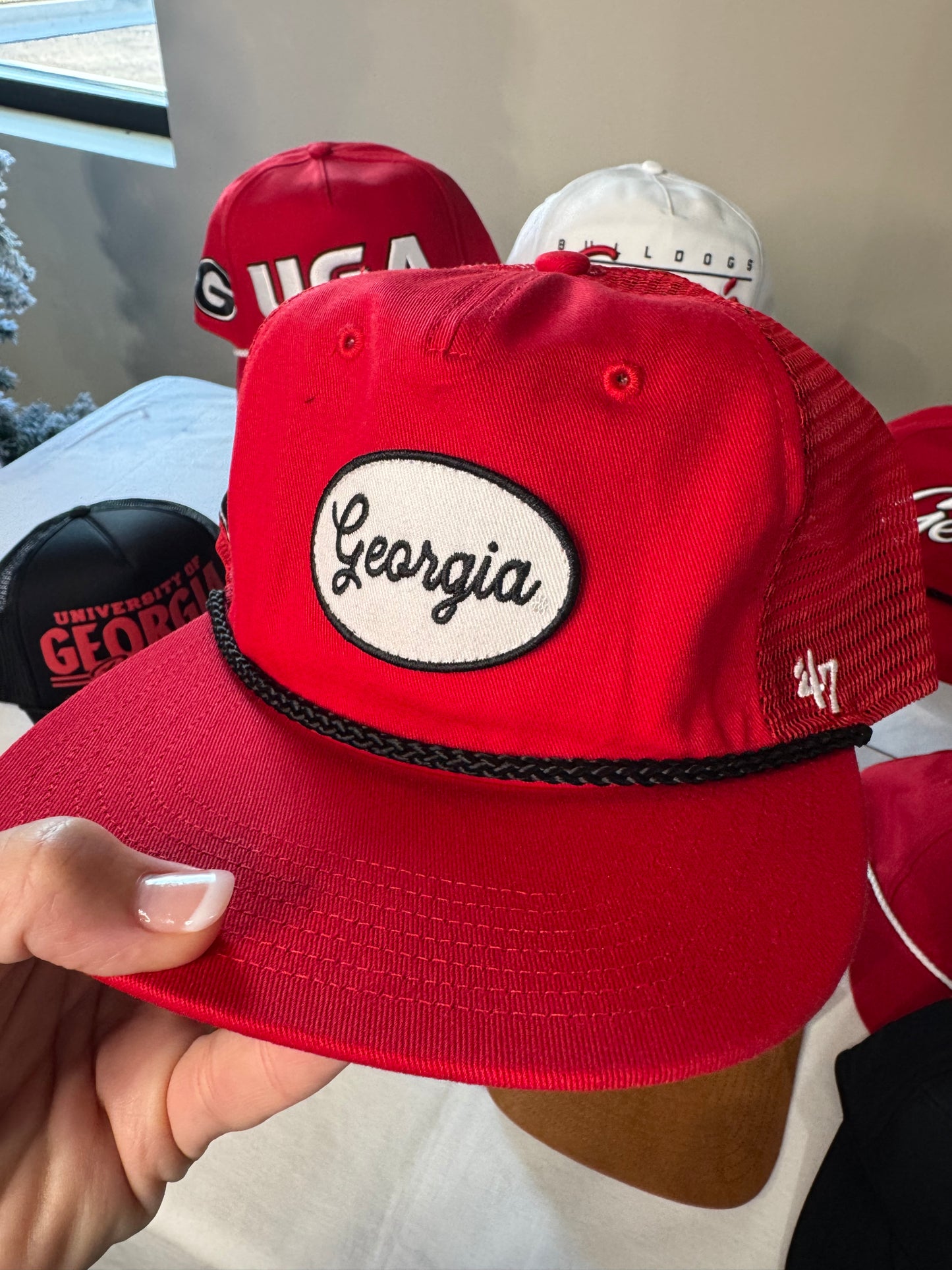 Georgia licensed hat rope style