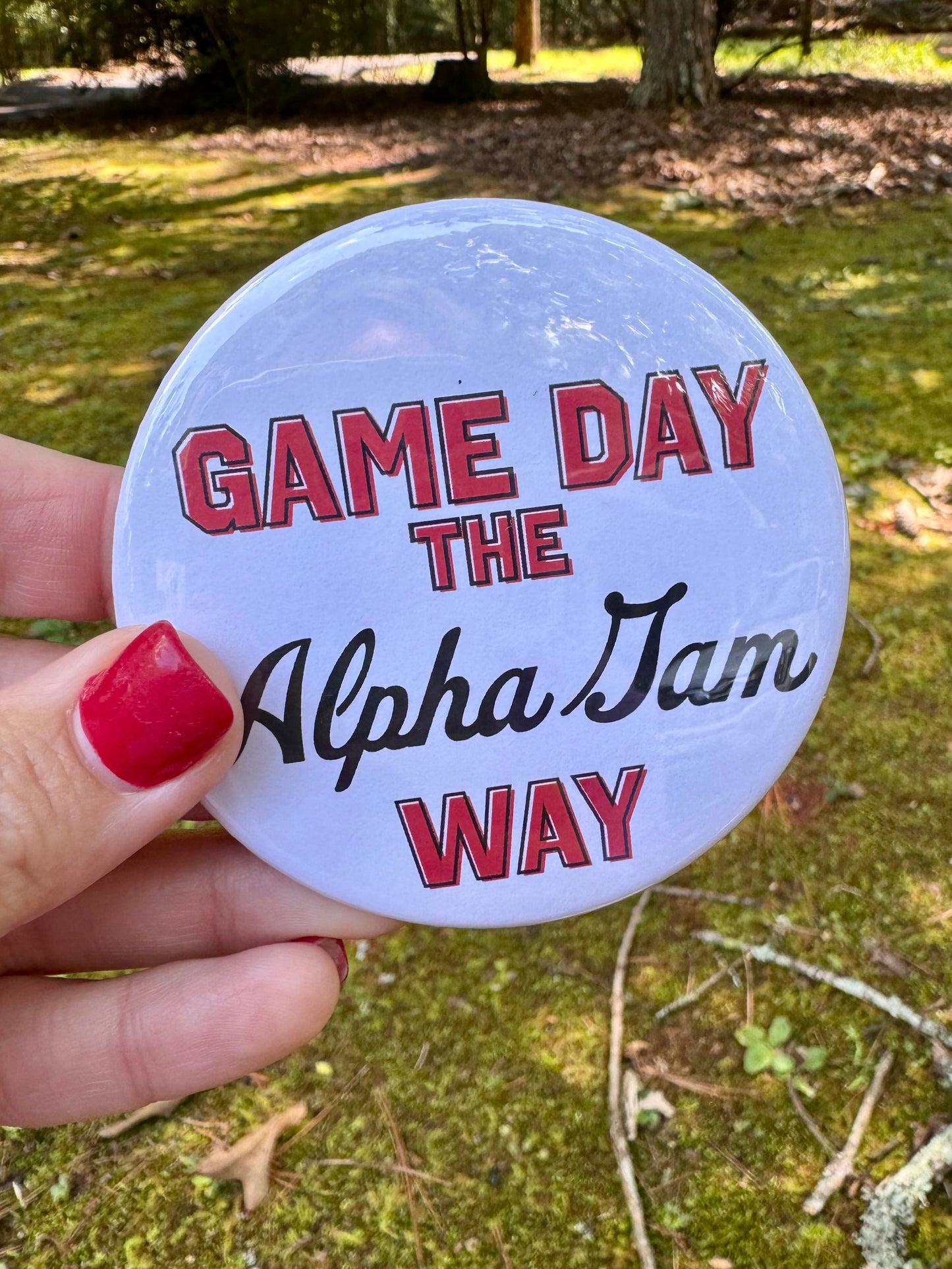 Alpha gam sorority pins