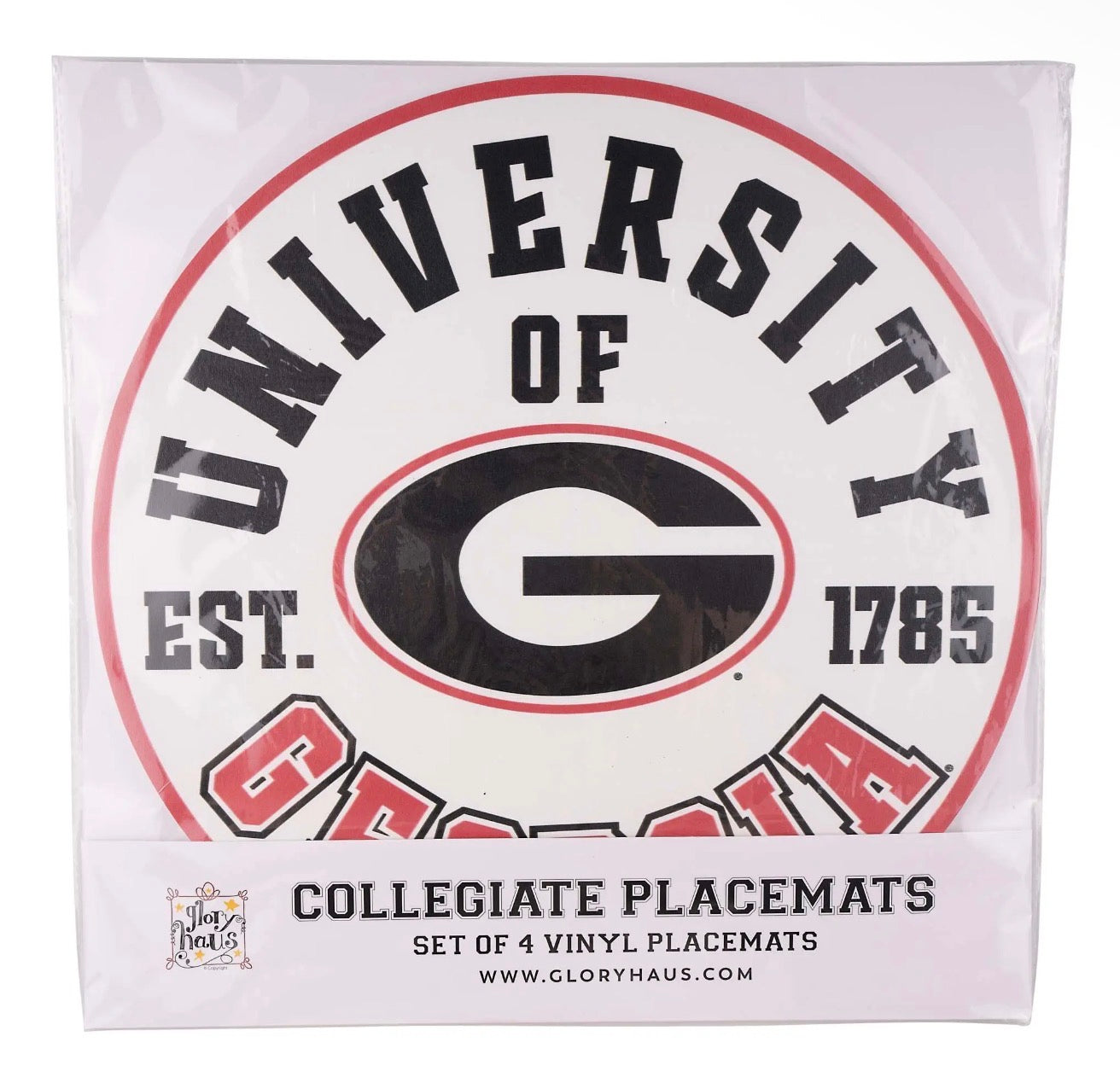 Premium vinyl placemats retro georgia licensed