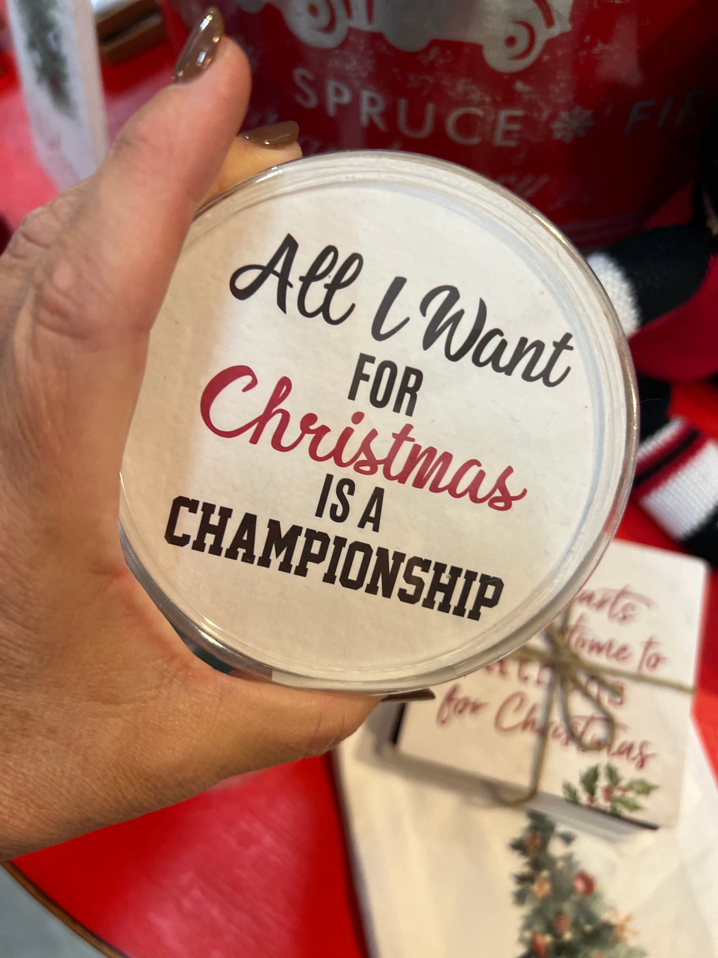 Reversible coasters Christmas