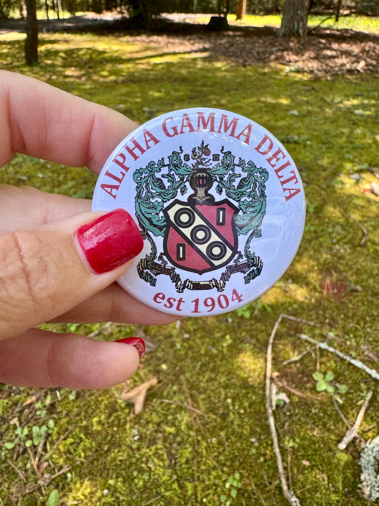 Alpha gam sorority pins