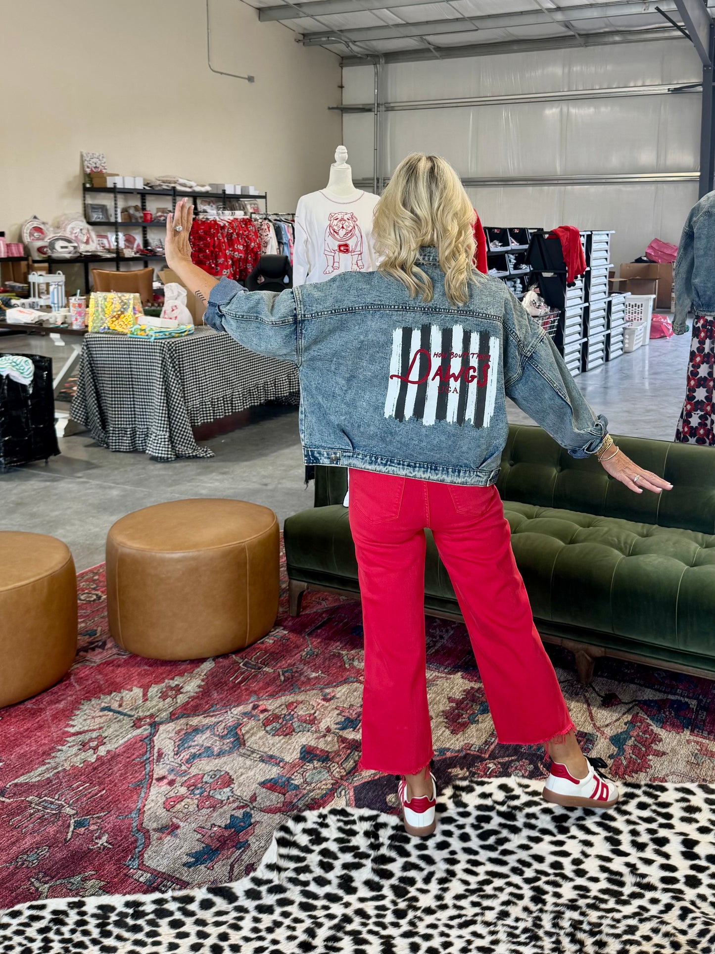 Denim jacket dawgs licensed marked down