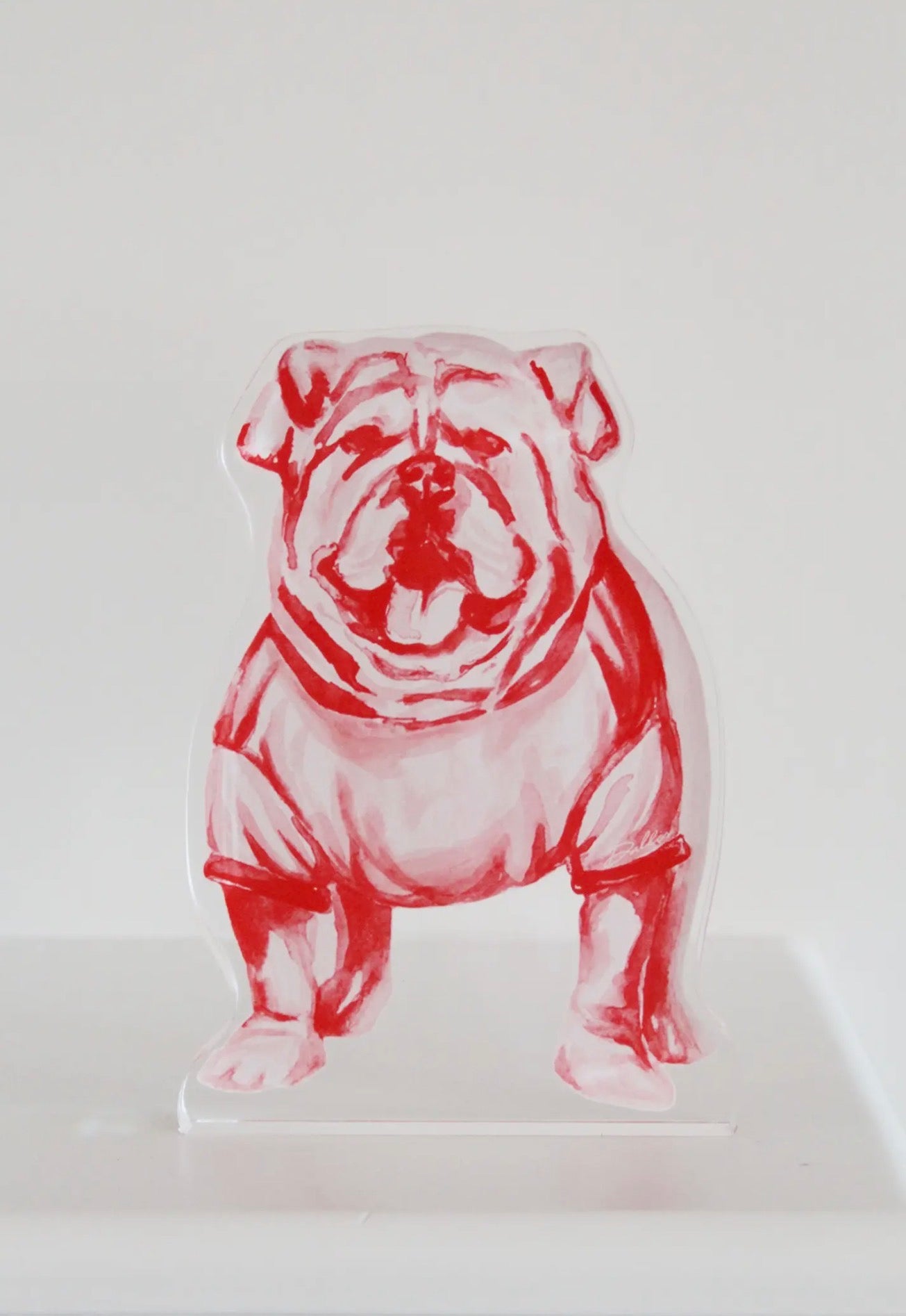 Bulldog acrylic