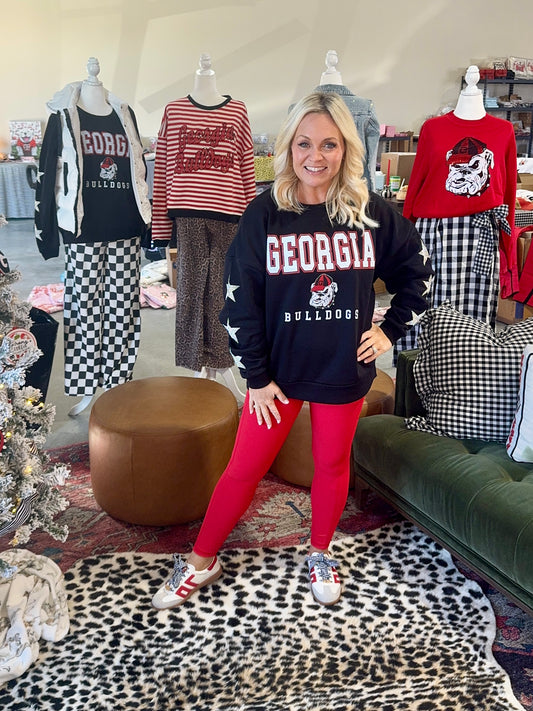 Black sweatshirt licensed stars