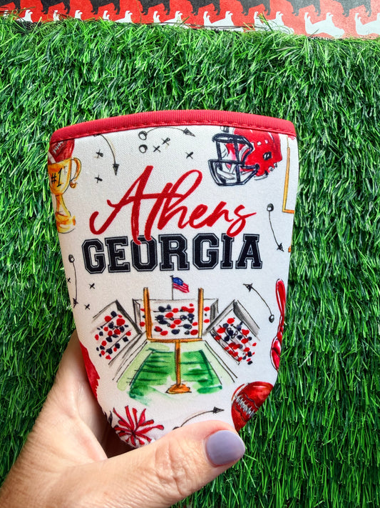 Medium iced cup coolie Athens Georgia