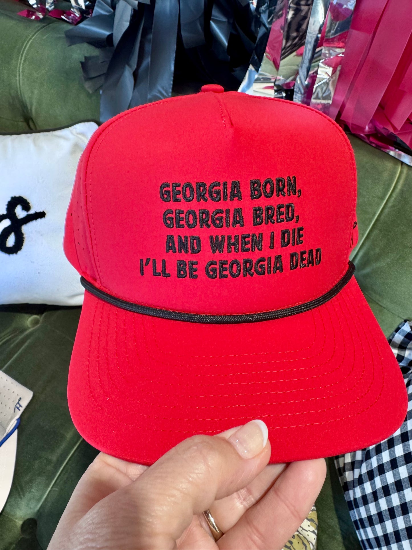 Georgia hat rope style