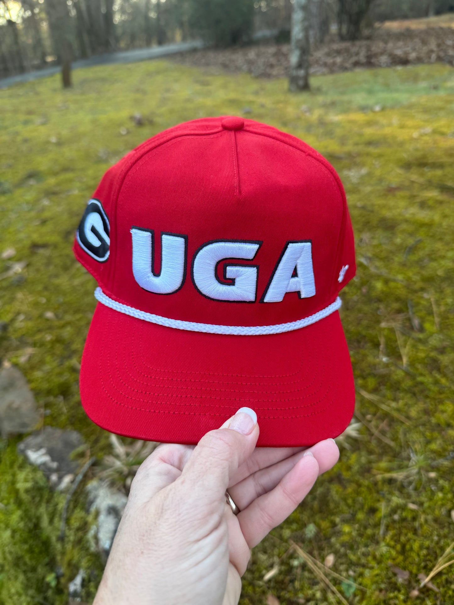 Embroidered georgia hat licensed