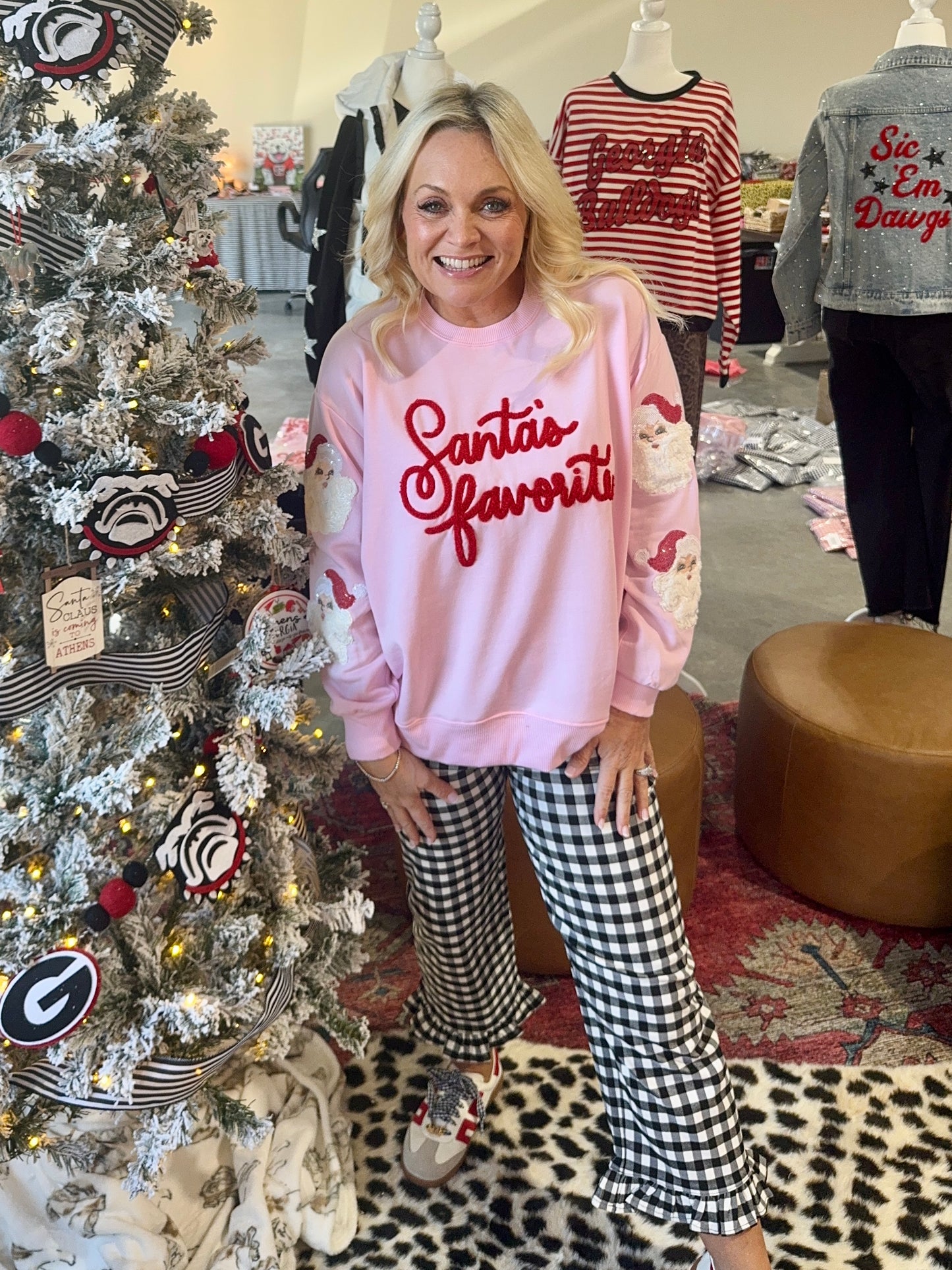 Santa’s favorite sweatshirt sequin