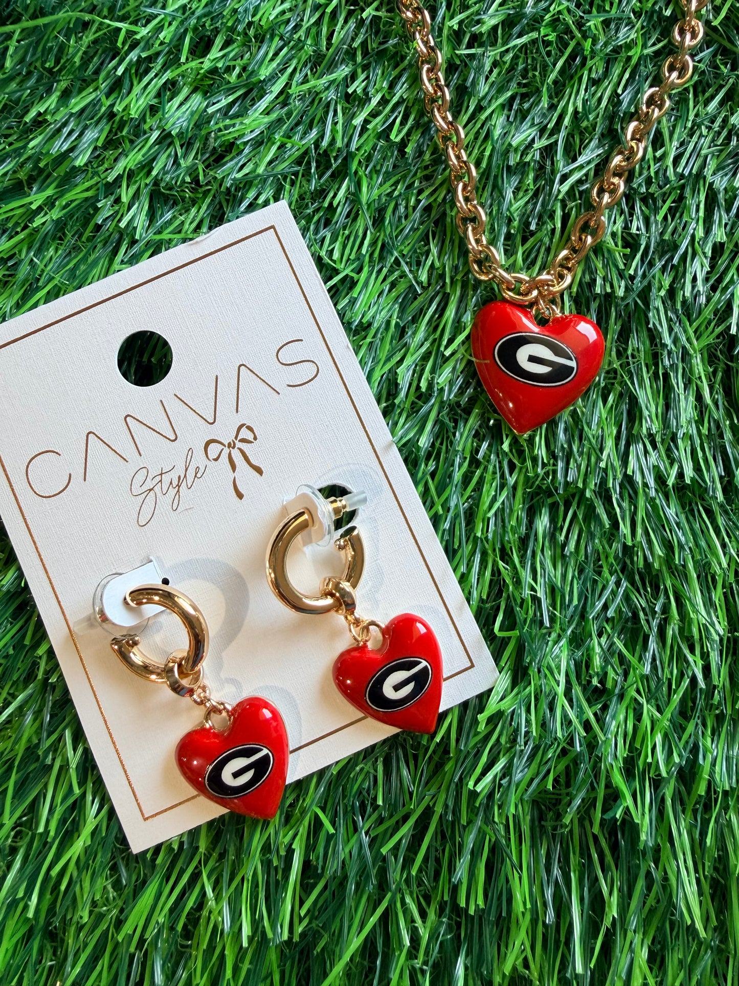 Georgia heart necklace licensed
