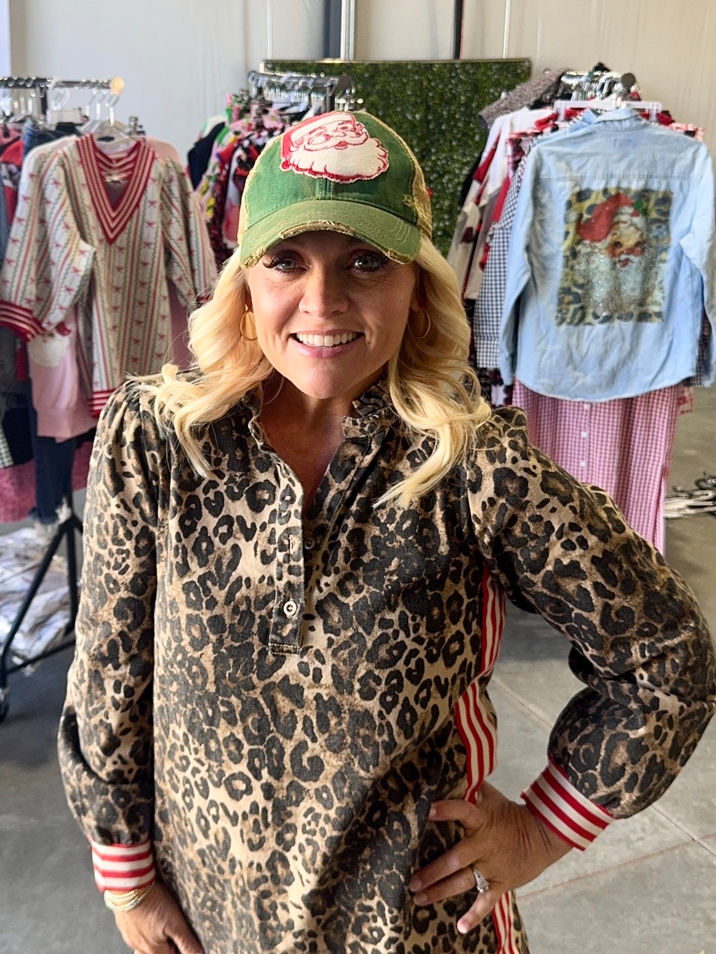 Vintage Santa hats Christmas