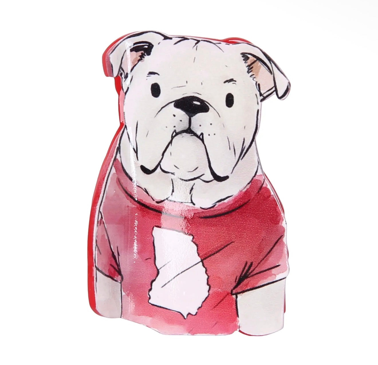 Bulldog hair clip