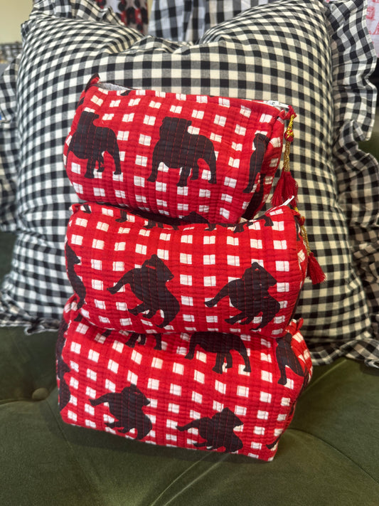 Set of 3 exclusive cosmetic bags