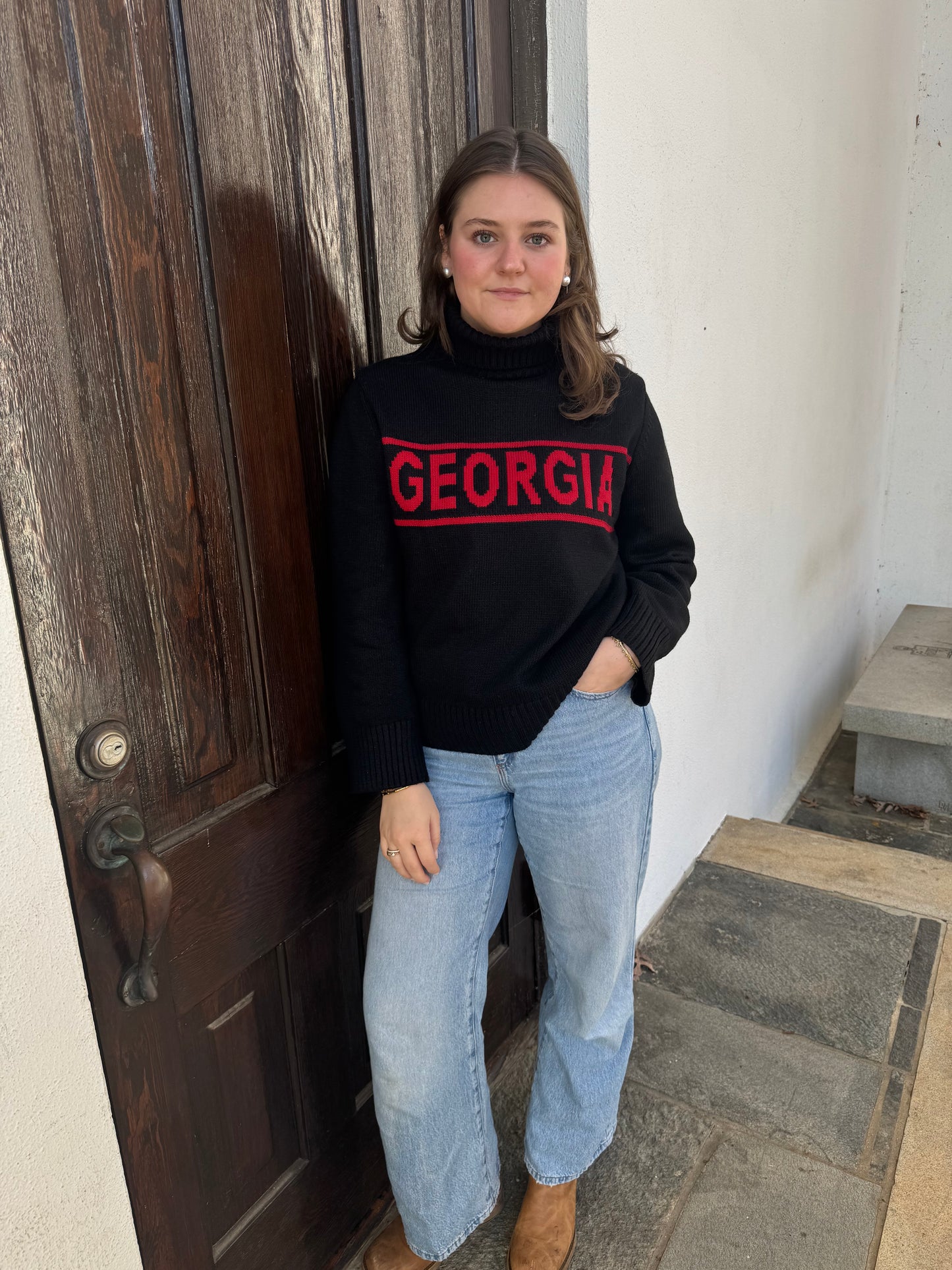 Licensed sweater black georgia