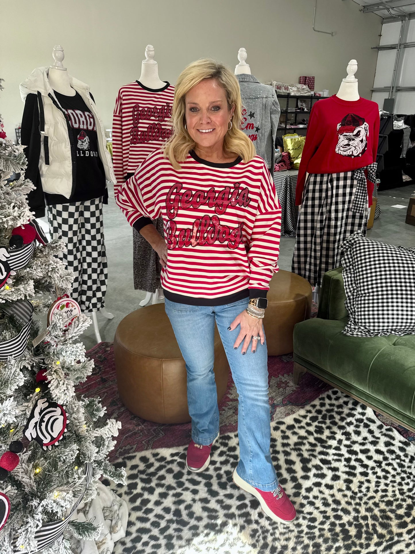 The Georgia stripe pullover licensed