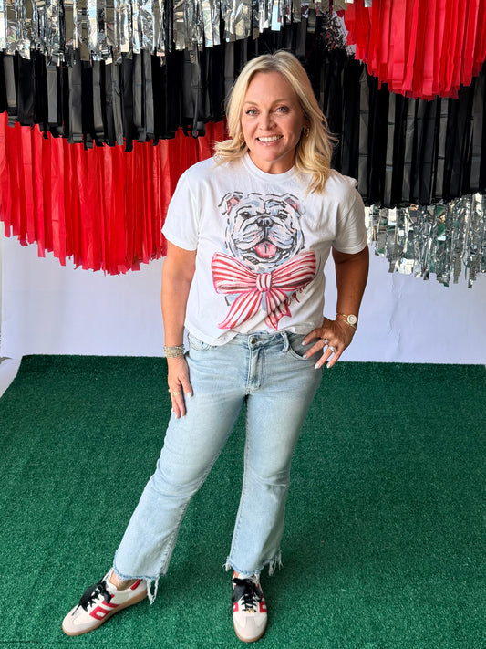 Artist bulldog tee boxy style