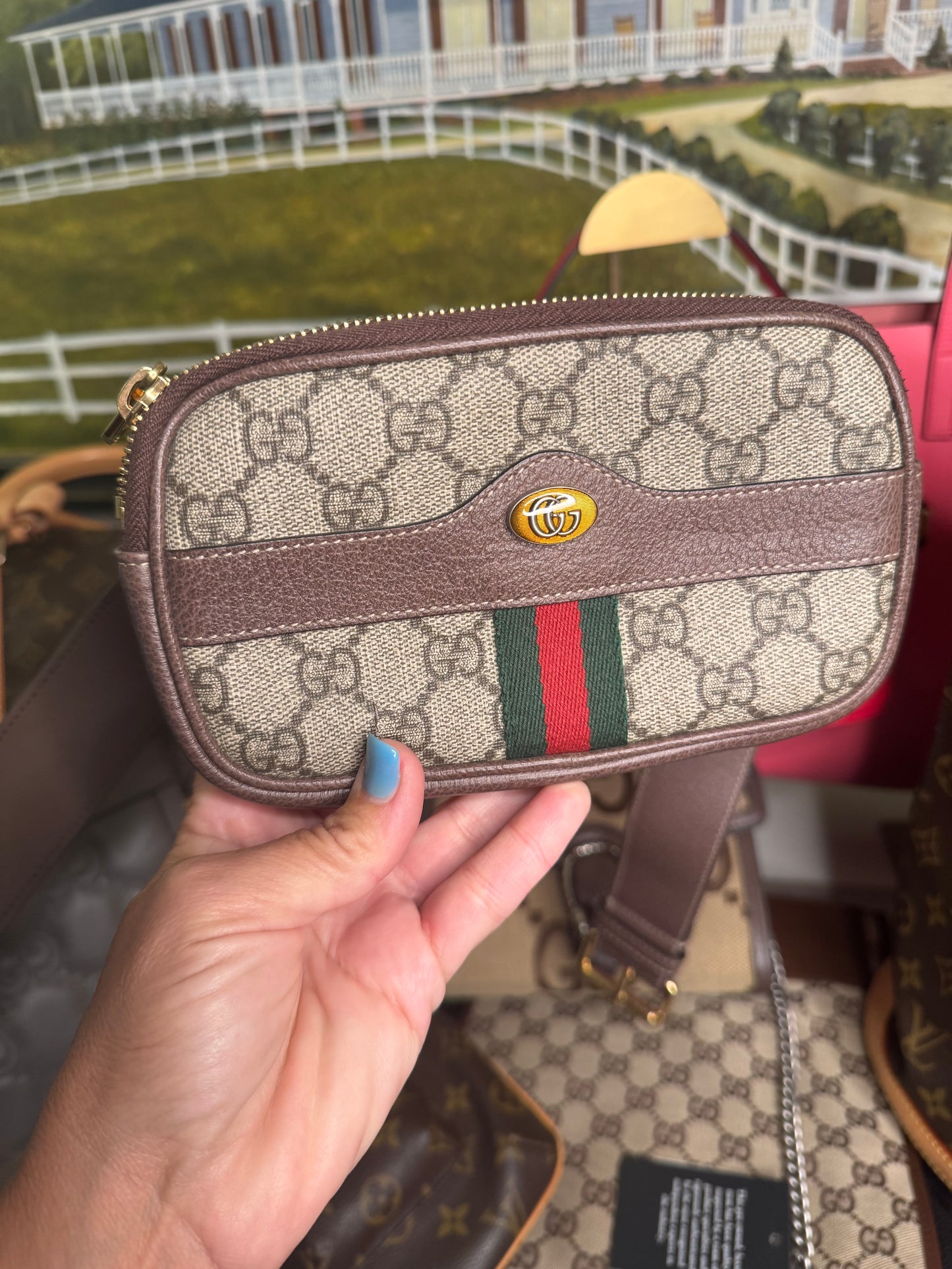 GUCCI Ophidia belt bag with optional belt